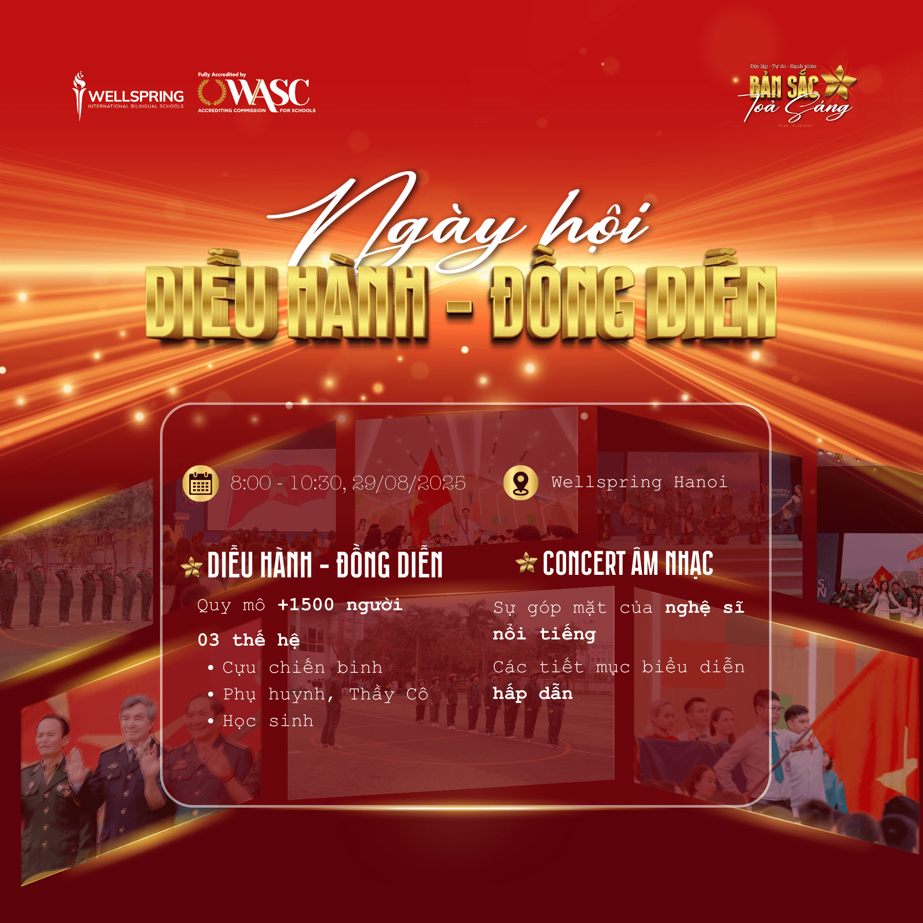 diễu hành - đồng diễn